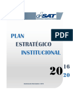 Plan Estrategico Institucional 2016-2020