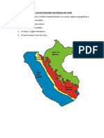 Las Cuatro Regiones Naturales Del Perú