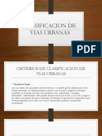 Clasificacion de Vias Urbanas (1)