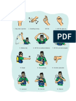 Scuba Hand Signals