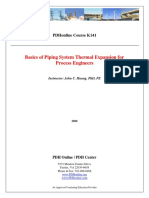 Basics of Piping System Thermal Expansion For Process Engineers