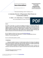 A Literature Review of Ergonomics Risk Factors in Const 2011 Procedia Engine