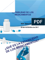 Estabilidad de Los Medicamentos PDF