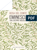 Eminescu Sau Despre Absolut - Rosa Del Conte PDF