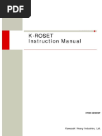 K-ROSET Instruction Manual - EN