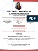 Curriculum Alma Silenia Valenzuela Cota