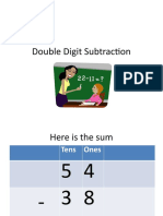 Double Digit Subtraction For Blogger