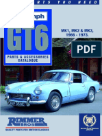 Catalogo Ricambi Triumph GT6