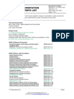 Eu GDPR Documentation Toolkit Contents List: Document Control