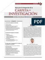 Integración de La Carpeta de Investigación PDF