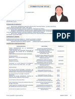 Curriculum Vitae Mayo 2018