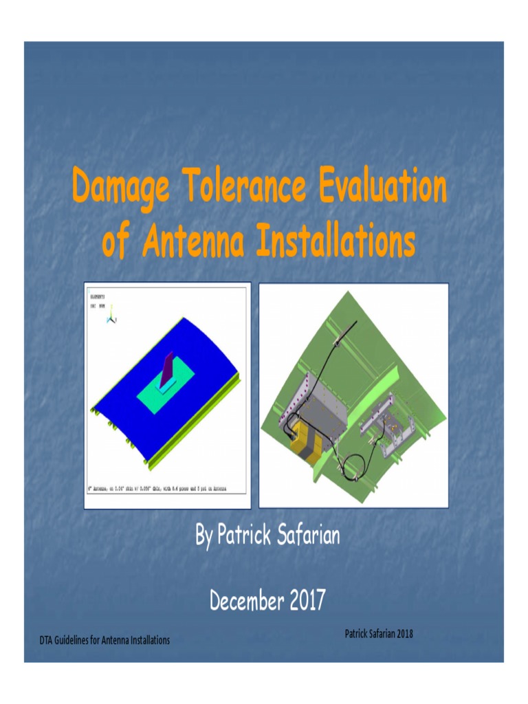 DTA Guidelines for Aircraft Antenna Installations | PDF | Fatigue ...
