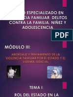 Guia MÓdulo 3 - Abordaje y Tratamiento de La Violencia Familiar Por El Estado y El Sistema Judicial