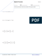 Worksheets Midpoint Formula Version 2 PDF