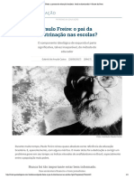 Paulo Freire, o patrono da educação brasileira_ herói ou doutrinador_ _ Gazeta do Povo