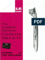 (Aircraft Profile 054) - English Electric Canberra Mk. I & IV