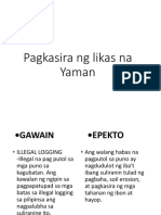 Pagkasira NG Likas Na Yaman