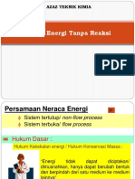 Pertemuan Neraca Energi Tanpa Reaksi