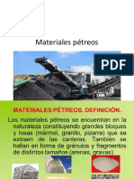 Materiales pétreos