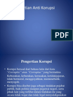 Pengertian Anti Korupsi