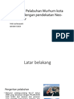 Re-Desain Pelabuhan Murhum Kota Bau-Bau Dengan Pendekatan Neo-Vernakular