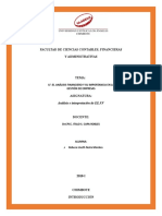 I.F II UNIDAD - Práctica de La Evaluación Financiera en Las Empresas