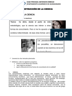 Sesión 10: La Ciencia: Departamento Académico de Humanidades