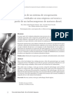 'Diseño de Un Sistema de Recuperación de Gases Residuales en Una Empresa Cervecera A Partir de Un Turbocompresor de Motores Diesel''