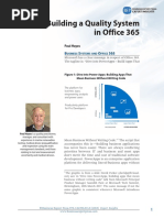 Building A Quality System in Office 365: Paul Hayes