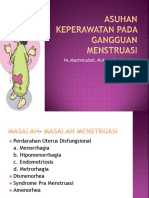 Askep Gangguan Menstruasi