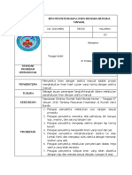 Spo Penyetrikaan Linen Dengan Setrika Manual: No. Dokumen Revisi Halaman 1/2