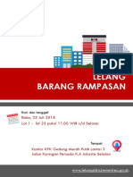 Lelang Barang Rampasan 2018 - KPK