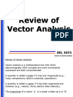 Review of Vector Analysissss