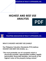 Highest and Best Use Analysis