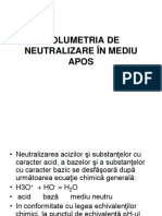 C7 Volumetria de Neutralizare Mediu Apos