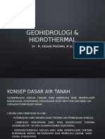 1 Geohidrologi - and - Hidrothermal