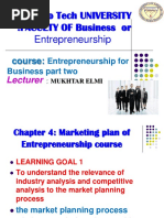 Chapter 4 Marketing Plan