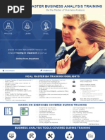 Master Business Analysis Training Brochure PDF