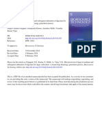 Bioconversion of Algae To Methane and Subsequent Utilization of Digestate For