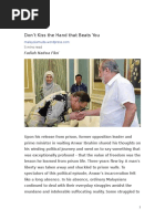 DON'T KISS THE HANDS THAT BEATS YOU - FADIAH NADWA FIKRI