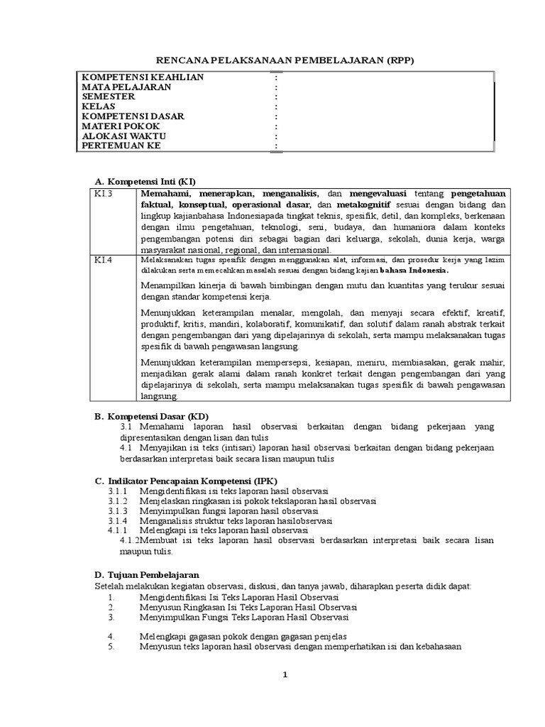Menyusun Ringkasan Isi Teks Laporan Hasil Observasi - Berbagi Teks Penting