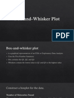 Box and Whisker Plot