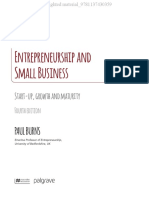 Entrepreneurship and Small Business: Start-Up, Growth and Maturity