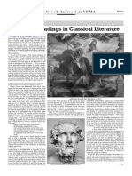 Christian Readings in Classical Literature: If We Could Be Heroes Comparing Homer's Iliad To Virgil's Aeneid From A Christian Perspective, Part 1