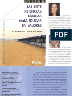 Las Siete Competencias Basicas para Educar en Valores PDF