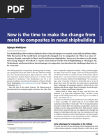 Now Is The Time To Make The Change From Metal To Composites in Naval Shipbuilding