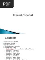 Minitab Tutorial