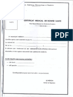 Algerie - Pratique - Permis de Conduire Certificat Medical - Compressed