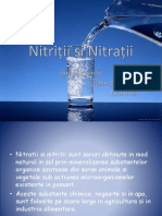 Nitriții Si Nitrații