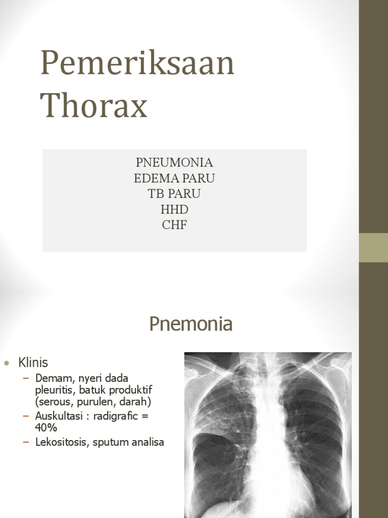 Gambaran Rontgen Pneumonia dan Pleuritis | PDF | Ilmu Sosial | Perjalanan